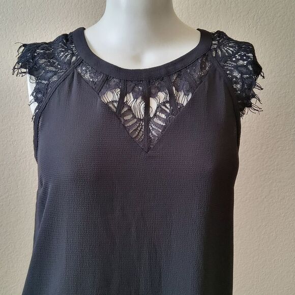 NWT 41 Hawthorn Lace Top Size XL Black - Picture 4 of 12